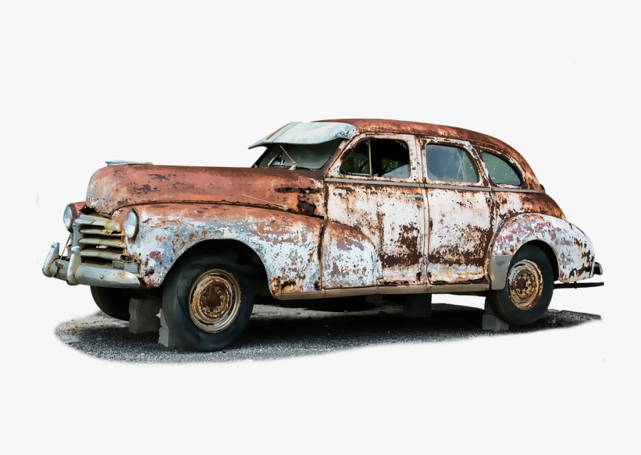 Transparent Old Cars Clipart - Junk Cars, Transparent Clipart