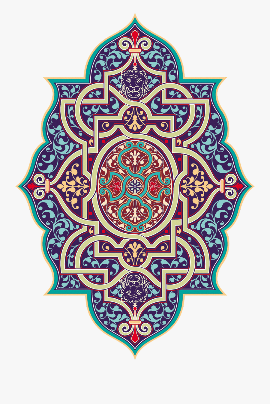 Ed E D - Islamic Pattern Png, Transparent Clipart