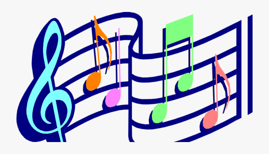 Free Clipart Color Music Notes, Transparent Clipart