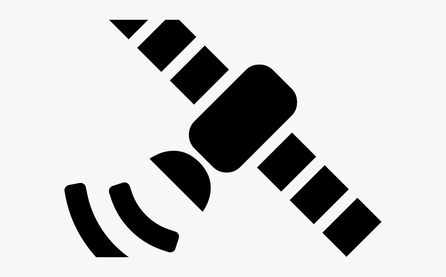 Satellite Clipart Black And White - Icon Satellite Png, Transparent Clipart