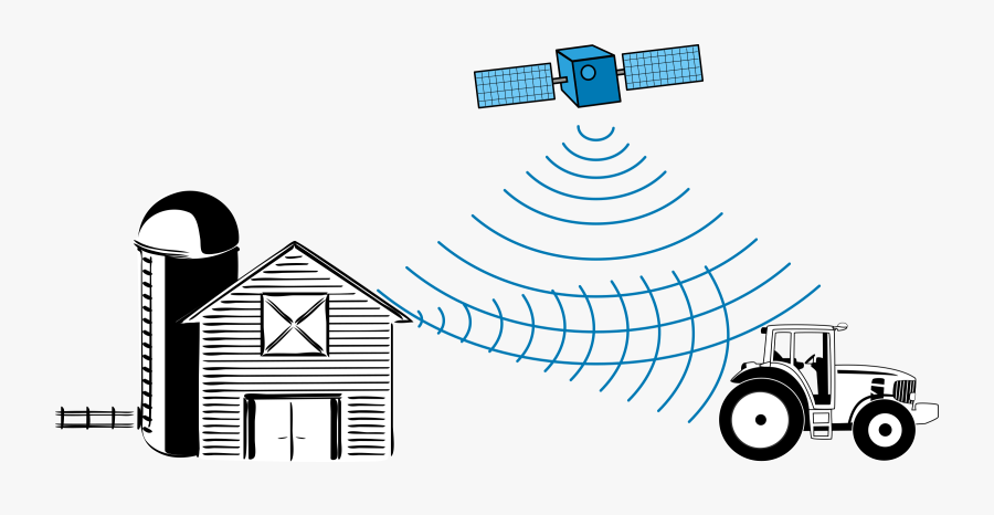 Gps Clipart Satellite Signal - Farm Clip Art, Transparent Clipart