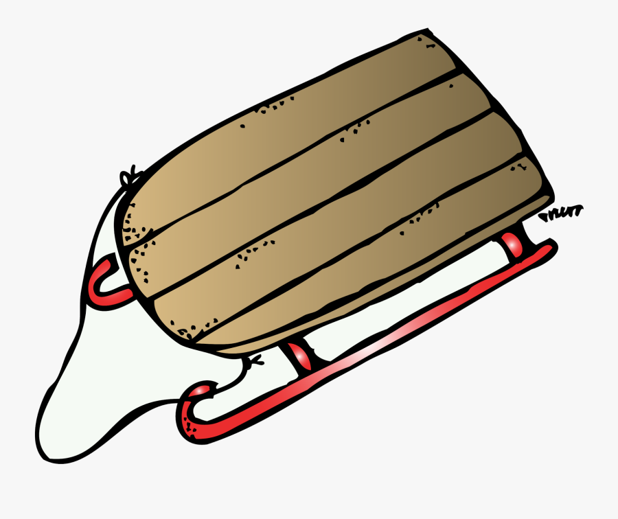 Sled, Transparent Clipart