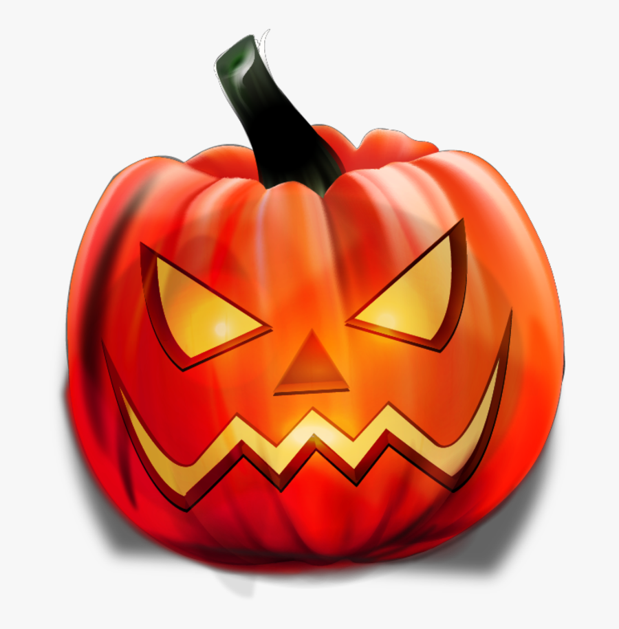 #halloween #pumpkin #pumpkins #pumpkinsticker #orange - Two Halloween Pumpkin Png, Transparent Clipart