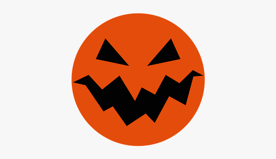 Halloween, Pumpkin, Smile, Evil, Vicious, Autumn - Jack O Lantern Circle Png, Transparent Clipart