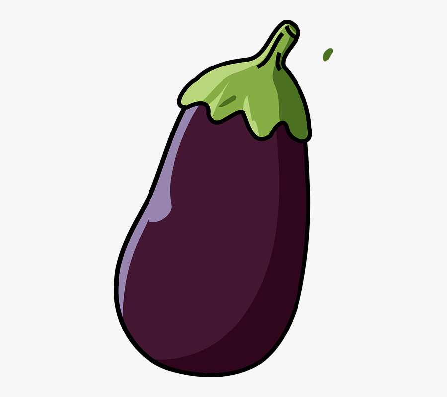 Violet Clipart Vegetable - Clipart Image Of Brinjal, Transparent Clipart