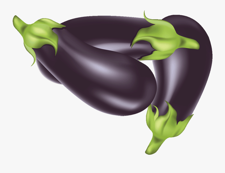 Transparent Brinjal Clipart Black And White - Free Vector Vegetables, Transparent Clipart
