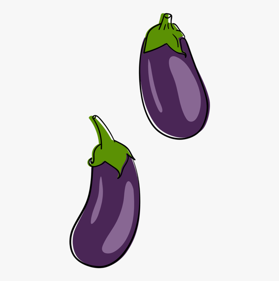 Cafefiore Siteillustrations 13 - Eggplant, Transparent Clipart