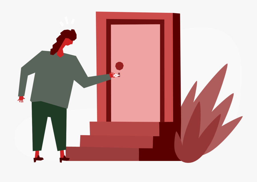 Header Image For Problems With Passwords Case Study - Door, Transparent Clipart