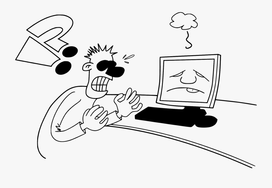 Frustrated Computer Not Working , Free Transparent Clipart ClipartKey