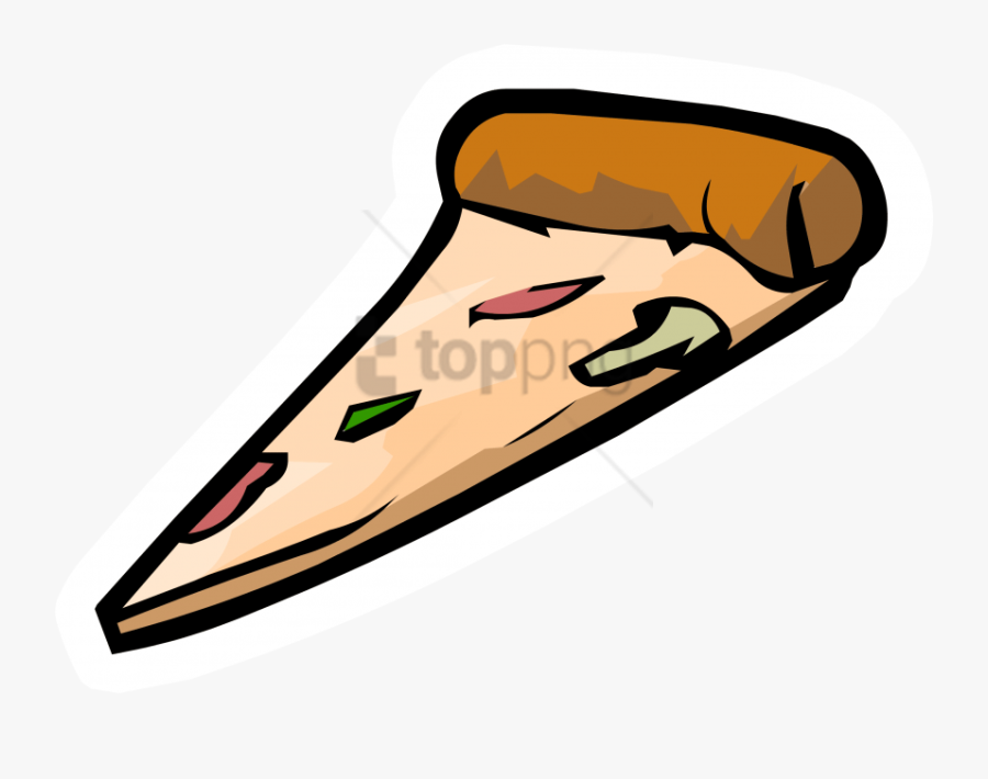 Cartoon Clip Art Pizza Slice, Transparent Clipart