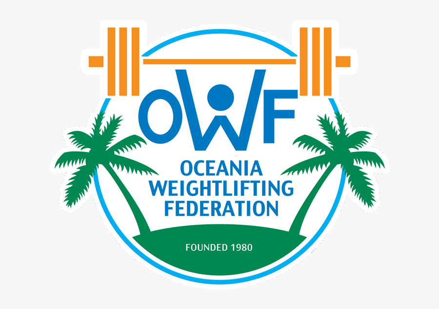Oceania Weightlifting Logo, Transparent Clipart