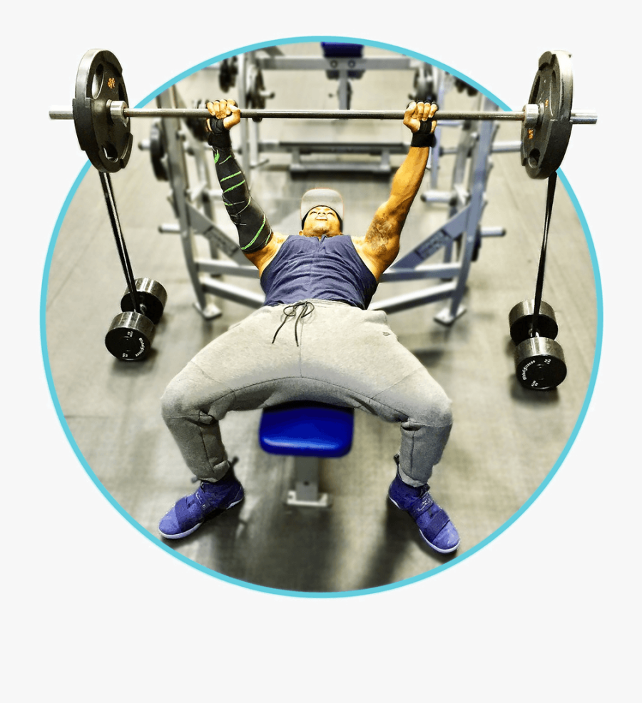 Bench Press - Banded Bench Press, Transparent Clipart