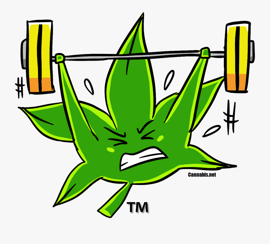 Weed Workout, Transparent Clipart
