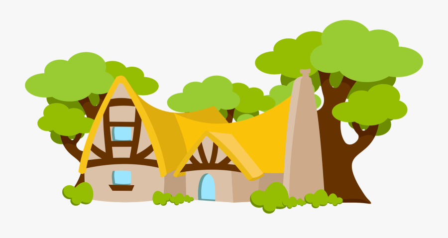 Snow White Baby Clip Art - Snow White House Cartoon, Transparent Clipart