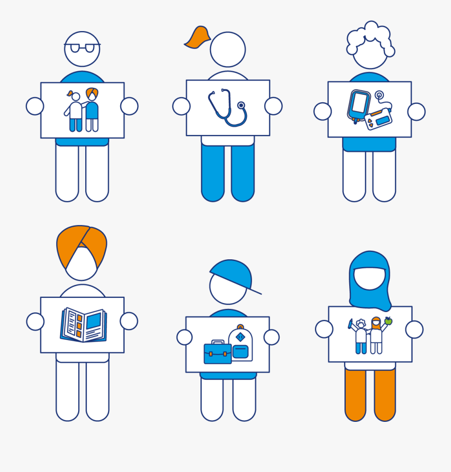 "" - Diabetes Health Education Cartoons, Transparent Clipart