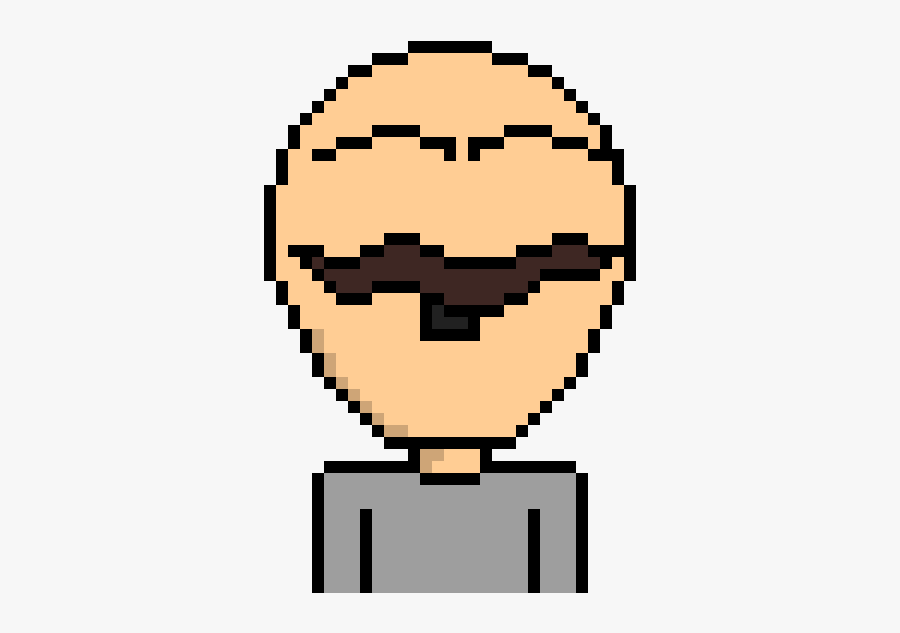 Pixel Art Happy Face, Transparent Clipart