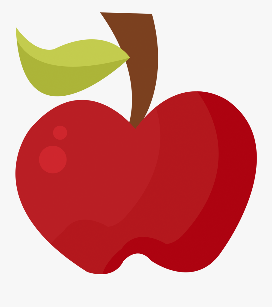 Snow White Apple Seven Dwarfs - Heart, Transparent Clipart