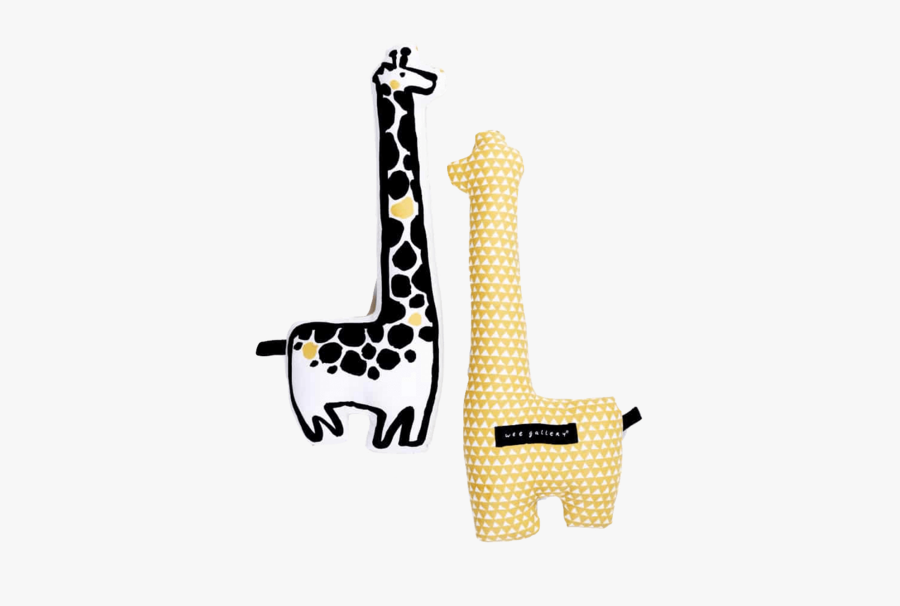 Wee Gallery, Baby Giraffe Soft Toy - Cojines Decorativos De Jirafas, Transparent Clipart