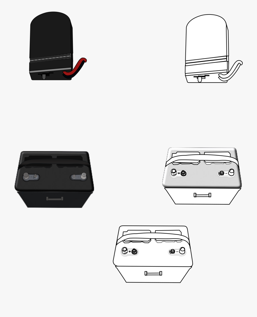 Coin Battery Holder Clip Arts Baggage , Free Transparent Clipart
