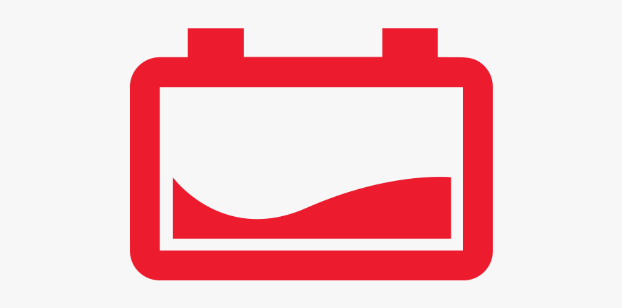 Low Battery Fluid Level - Icon, Transparent Clipart