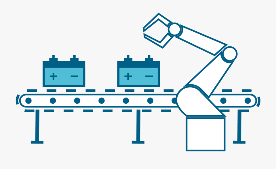 Phased Manufacturing Plant Of Lithium Ion, Transparent Clipart