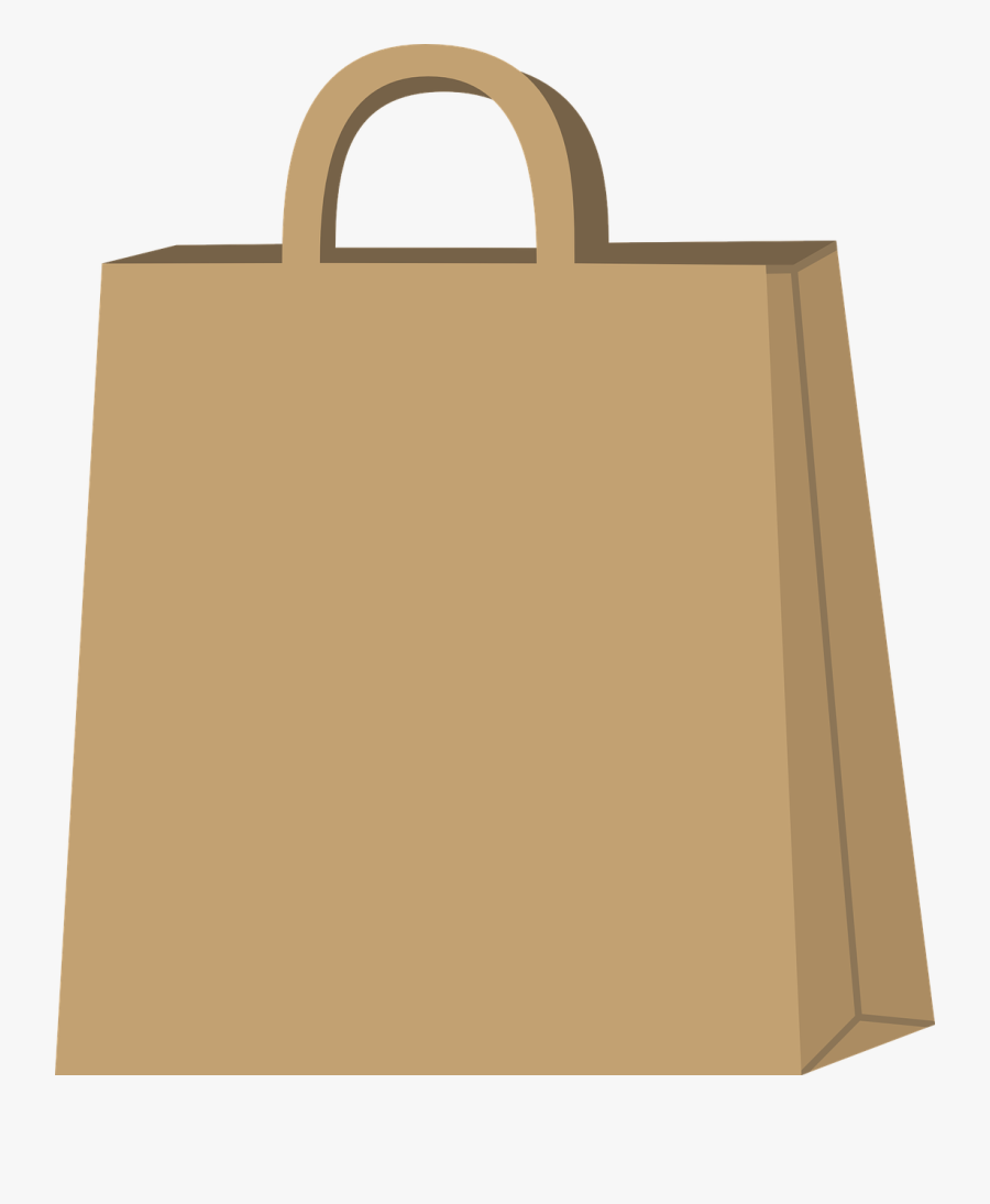 Transparent Bag Vector Png - Torba Na Zakupy Papierowa, Transparent Clipart