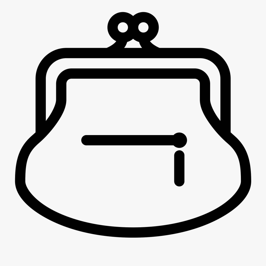Drawing At Getdrawings Com - Coin Purse Clipart Black And ... (900 x 900 Pixel)