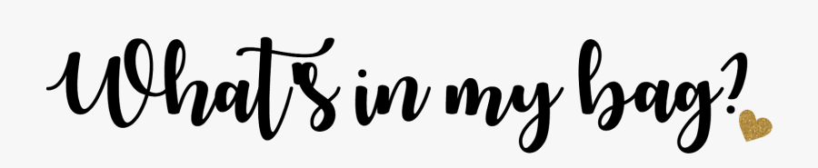 What's In My Bag Transparent, Transparent Clipart