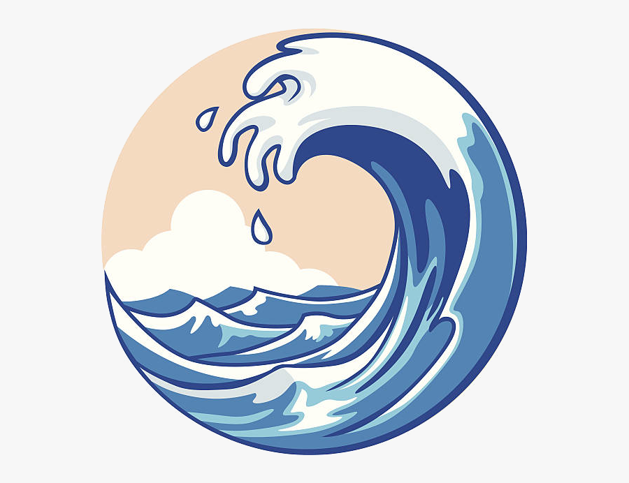 Wave Clipart Royalty Free Tidal Clip Transparent Png - Ocean Wave Cartoon, Transparent Clipart