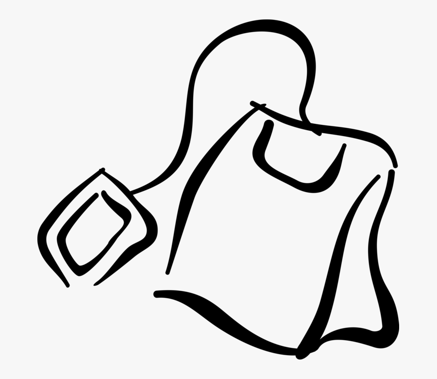 Vector Illustration Of Tea Bag For Brewing Or Steeping, Transparent Clipart