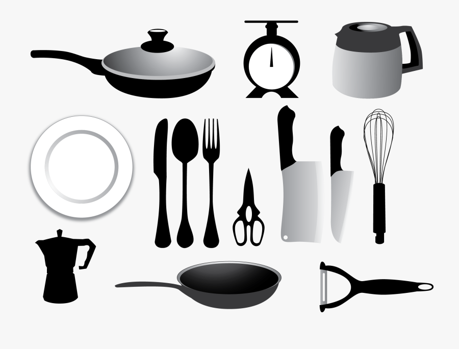 Download Knife Fork - Kitchen Stuffs, Transparent Clipart