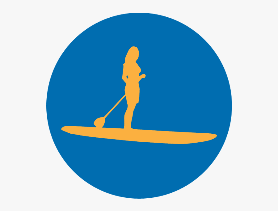 Stand Up Surfing Surf Lesson Waikiki Ohana Clipart - Sup, Transparent Clipart