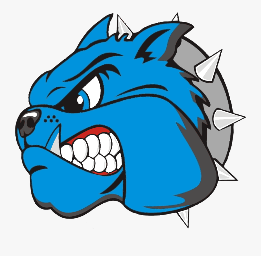 Blue Dogs Sports Logo, Transparent Clipart