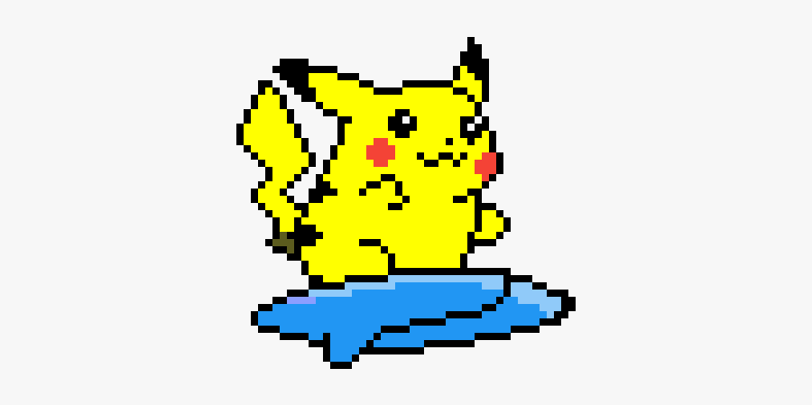 Surfing Pikachu Png, Transparent Clipart