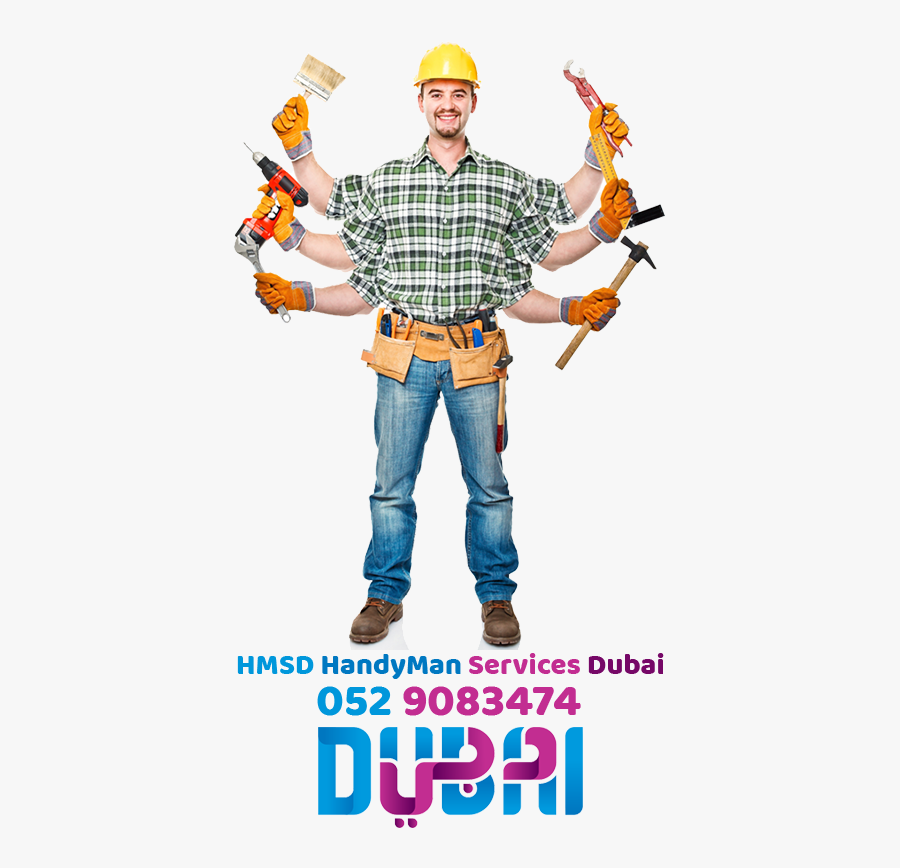 Hmsd Handyman Services Dubai Title - Electrician Plumber Carpenter Painter, Transparent Clipart