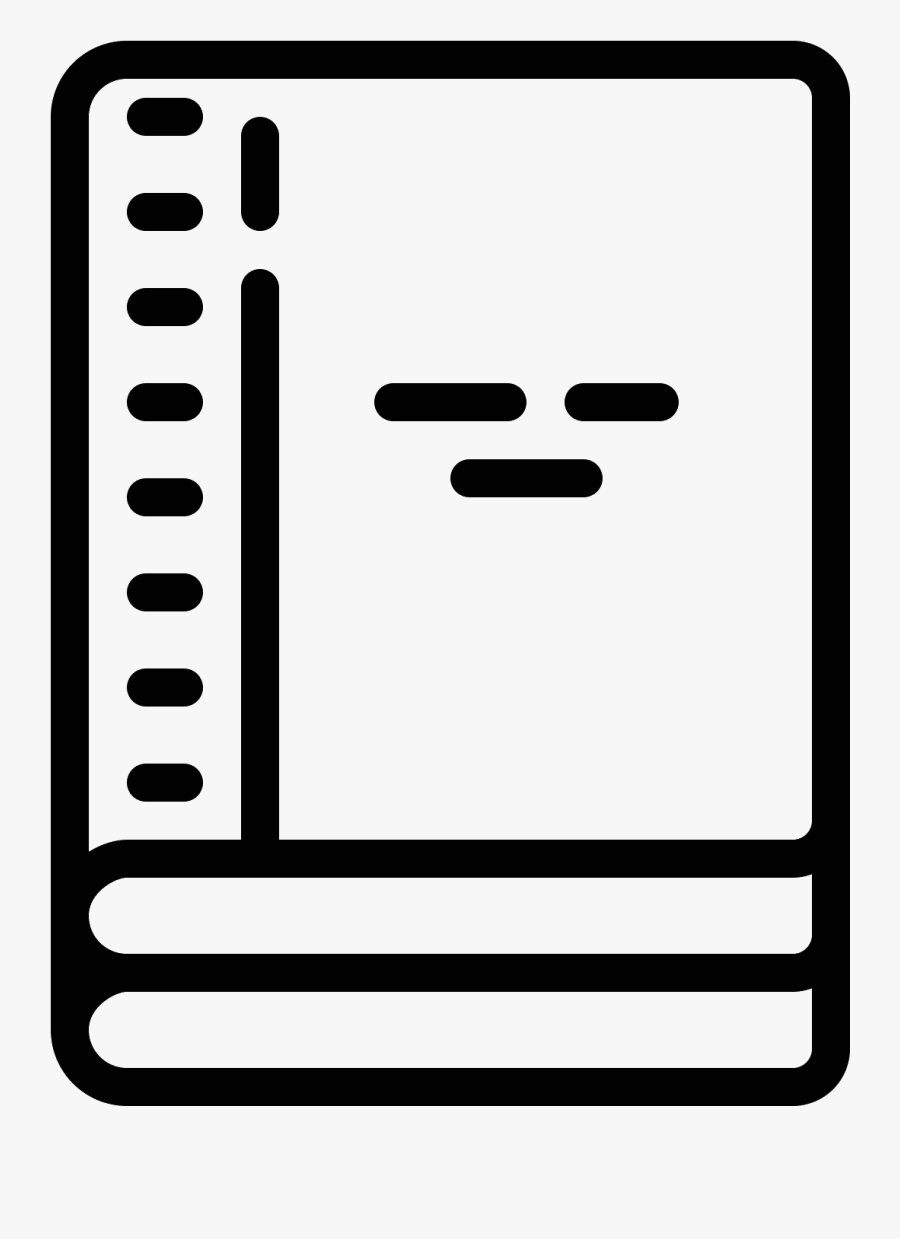 Book Stack Icon - Icon, Transparent Clipart