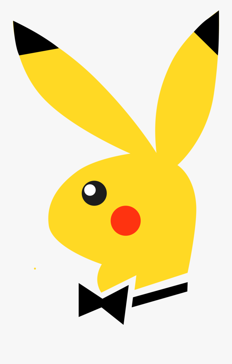 Playboy Bunny Logo Clip Art - Playboy Pikachu, Transparent Clipart
