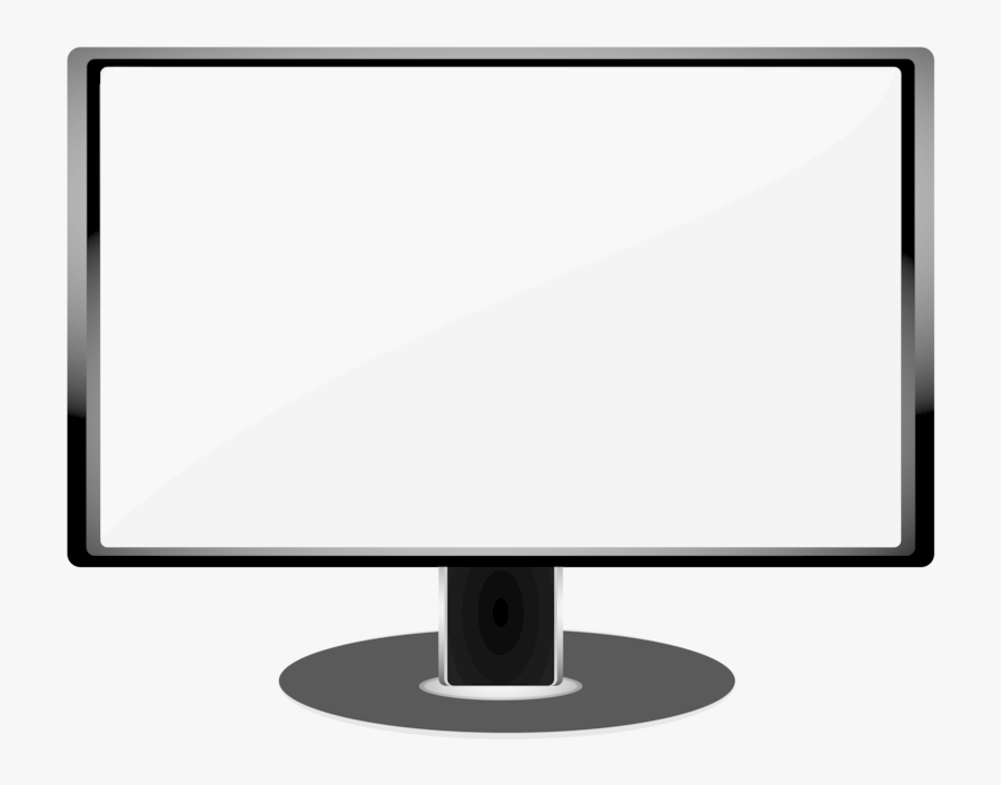 Computer Clipart Black And White Computer Clipart Images - Computer Monitor, Transparent Clipart
