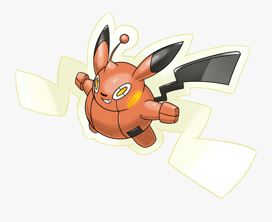 Rotom Pikachu, Transparent Clipart