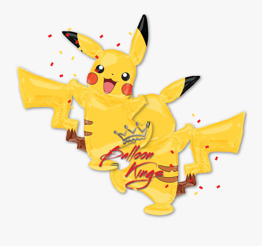 Pikachu Airwalker - Pokemon Balloon, Transparent Clipart