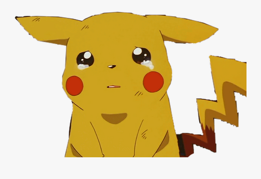 #pikachu #sad #crying #freetoedit - Pikachu Crying, Transparent Clipart
