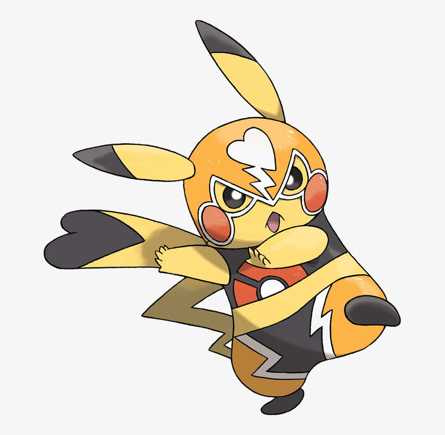 Pokemon Pikachu Libre, Transparent Clipart