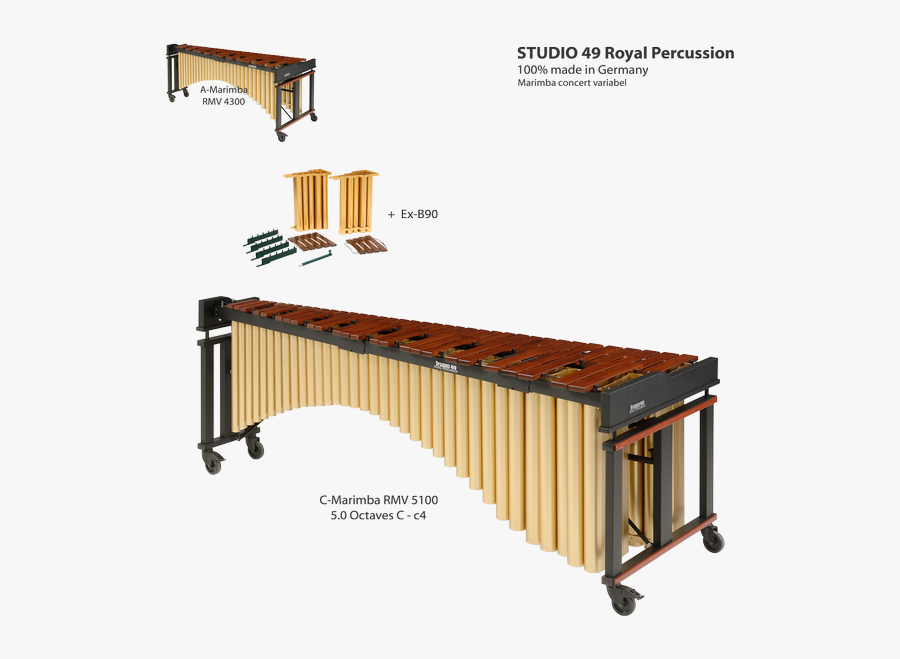 Marimba Percussion Mallet Metallophone Xylophone - Marimba Studio 49, Transparent Clipart