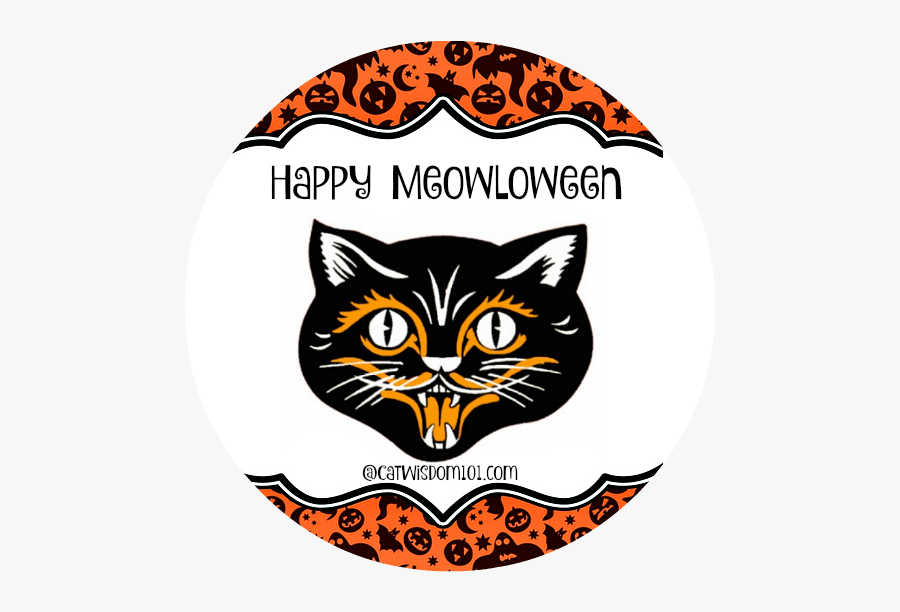 Halloween Cat Clip Art, Transparent Clipart