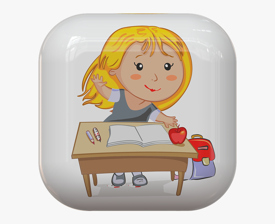 Public School Insurance How - Cartoon Character At School, Transparent Clipart
