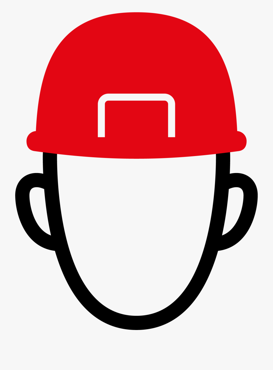 Headtops Cleanair Symbols Legend - Red Safety Helmet Icon, Transparent Clipart