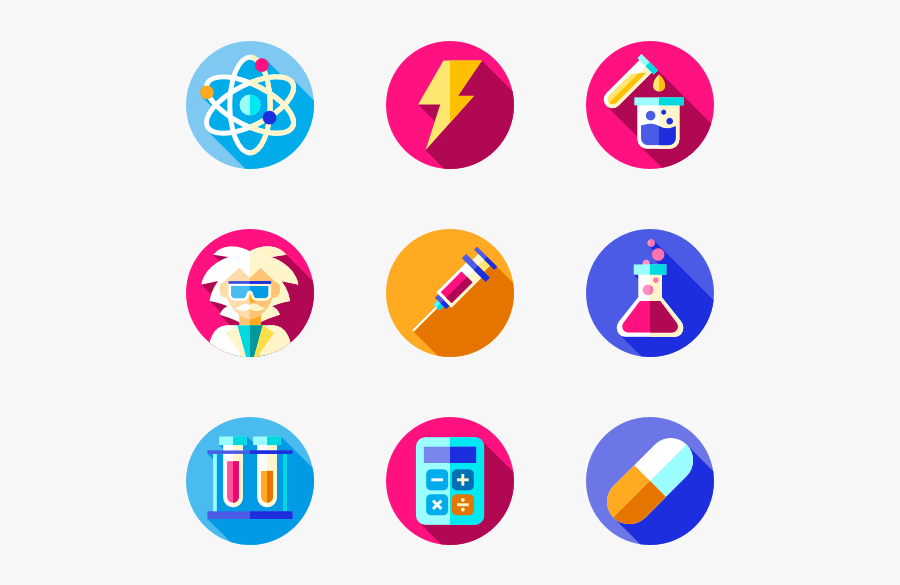 Mad Science - Vector Science Icon Png, Transparent Clipart