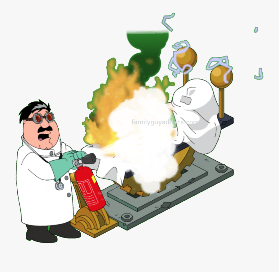 Mad Scientist Hartman Flip The Switch - Cartoon, Transparent Clipart