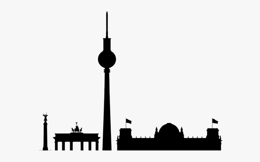 Skyline Clipart Simple - Brandenburg Gate, Transparent Clipart