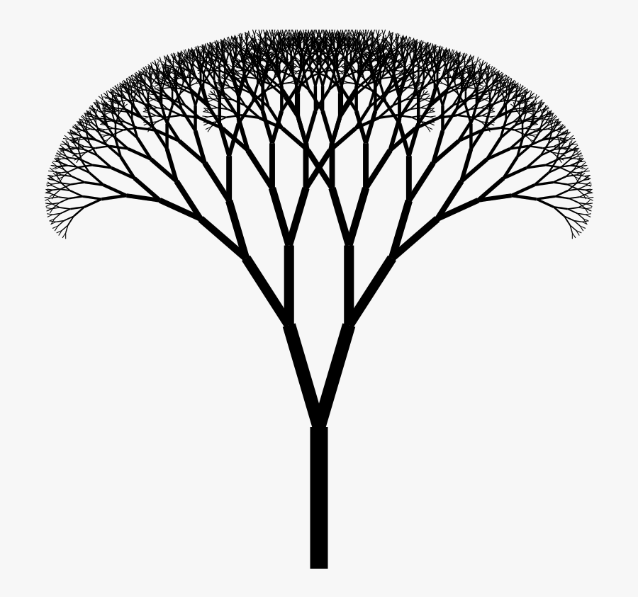 Fractal Black And White, Transparent Clipart